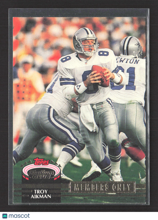 1993 Topps Stadium Club Members Only Troy Aikman #1