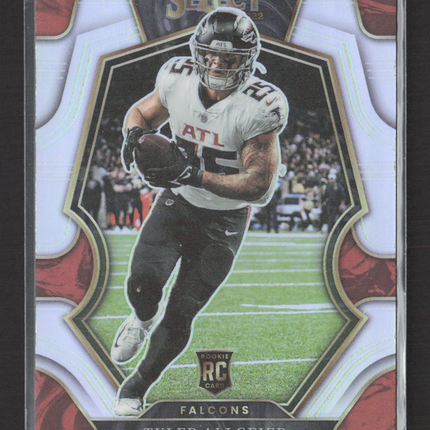 2023 Panini Select Prizm Premier Level Tyler Allgeier #105 Silver