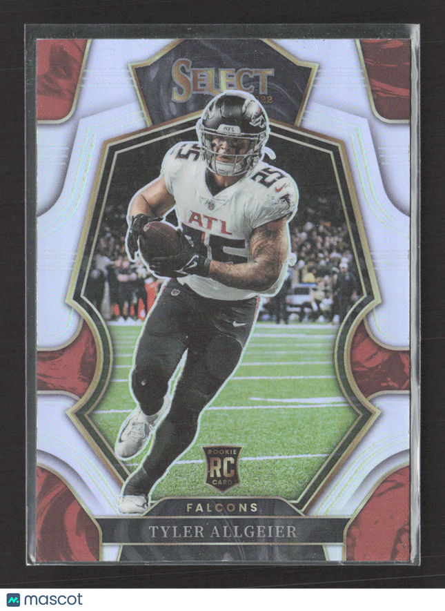 2023 Panini Select Prizm Premier Level Tyler Allgeier #105 Silver