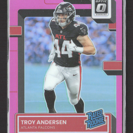 2023 Panini Donruss Optic Football Troy Andersen #273 Pink
