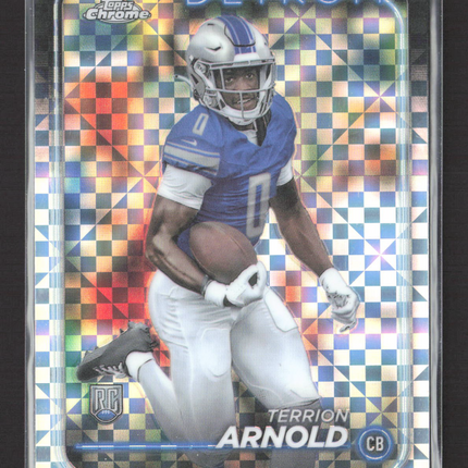 2024 Topps Chrome Terrion Arnold #228 X-Fractor RC