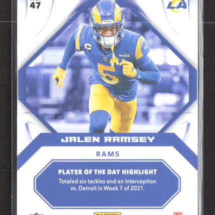 2022 Panini Player of the Day Jalen Ramsey #47