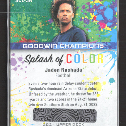 2024 Upper Deck Goodwin Champions Splash of Color Jaden Rashada #SCL-JR