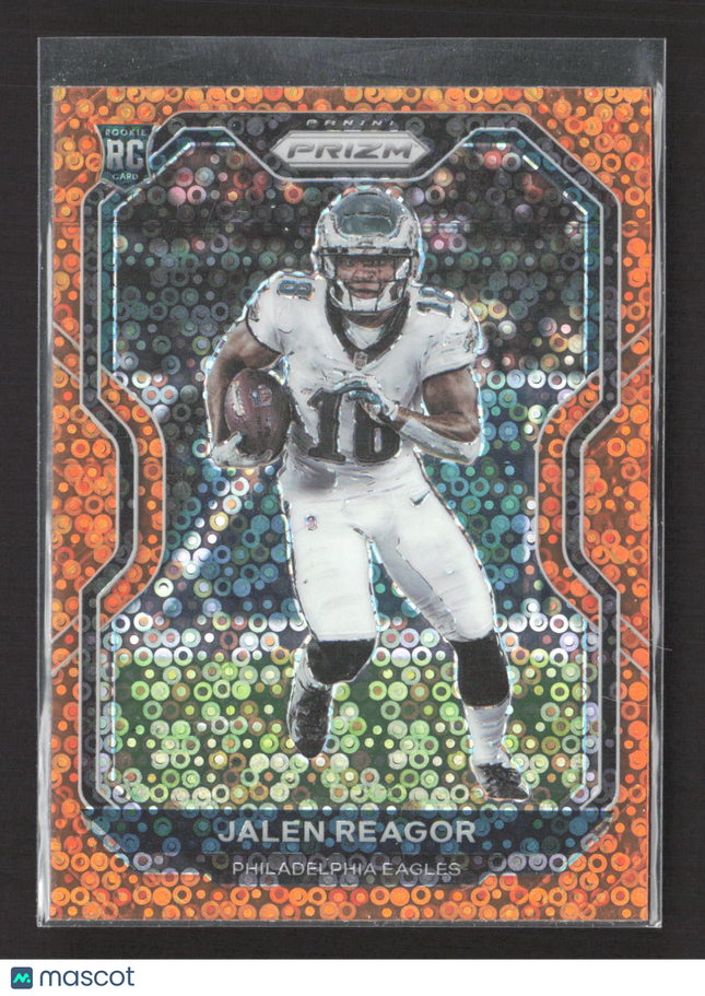 2020 Panini Prizm Jalen Reagor #342 Orange Disco RC