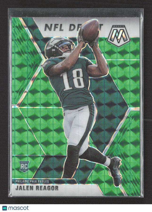 2020 Panini Mosaic Prizm Jalen Reagor #271 Green