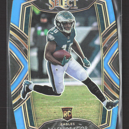 2021 Panini Select Prizm Jalen Reagor #268 Light Blue Die-Cut