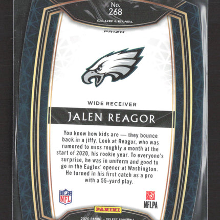 2021 Panini Select Prizm Jalen Reagor #268 Light Blue Die-Cut