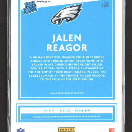2020 Panini Donruss Optic Prizm Jalen Reagor #165 HOlo