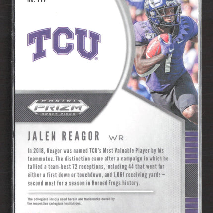 2020 Panini Prizm Draft Picks Jalen Reagor #117 RC