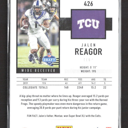 2020 Panini Score Football Jalen Reagor #426 RC