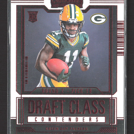 2023 Panini Contenders Draft Class Jayden Reed #14 RC Red