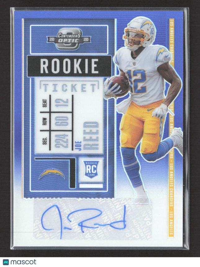 2021 Panini Contenders Optic Joe Reed #188 Blue 36/99 RC Auto