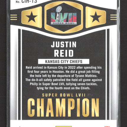 2023 Panini Donruss Champ Is Here Justin Reid #CIH-13