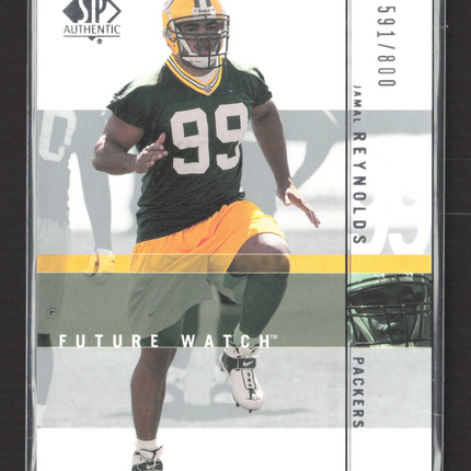 2001 Upper Deck SP Authentic Future Watch Jamal Reynolds #154 591/800