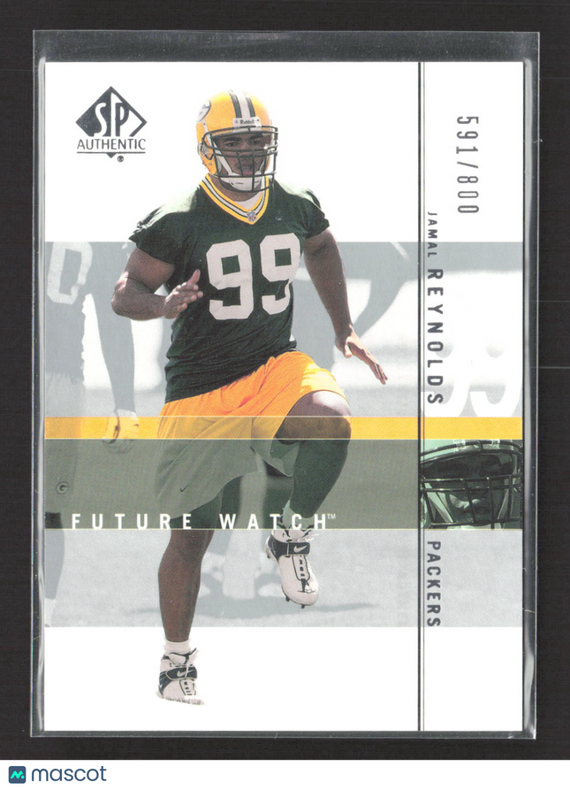 2001 Upper Deck SP Authentic Future Watch Jamal Reynolds #154 591/800