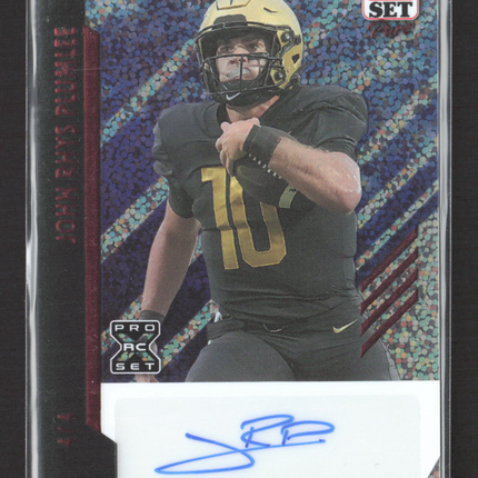 2024 Leaf Pro Set John Rhys Plumlee #BA-JRP Sparkle RC Auto /4