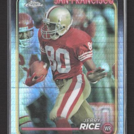2024 Topps Chrome Jerry Rice #176 prism