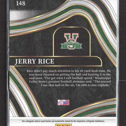 2022 Panini Select Draft Picks Jerry Rice #148 Field Level
