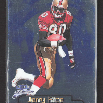 1998 Fleer Brilliants Blue Jerry Rice #60B