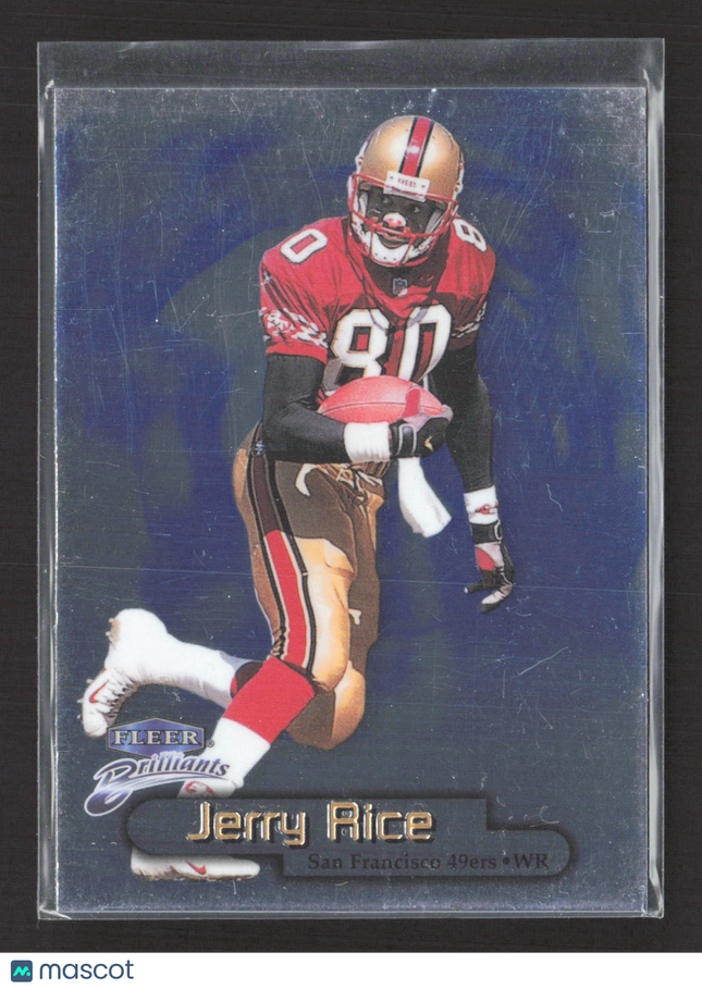 1998 Fleer Brilliants Blue Jerry Rice #60B