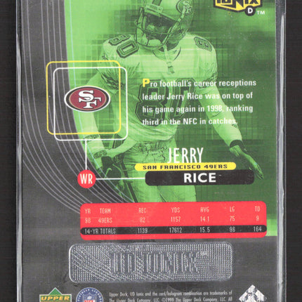 1999 Upper Deck Ionix Jerry Rice #52