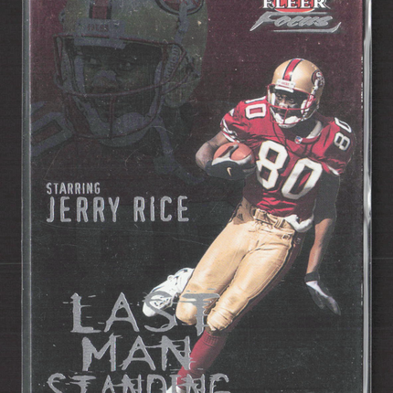 2000 Fleer Focus Last Man Standing Jerry Rice #19 LM
