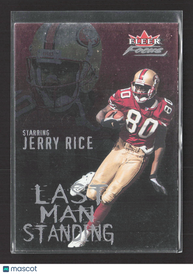 2000 Fleer Focus Last Man Standing Jerry Rice #19 LM