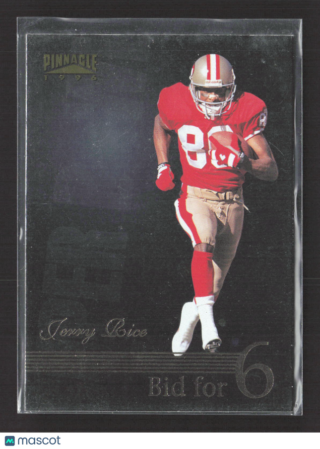 1996 Pinnacle Bid for 6 Jerry Rice #190