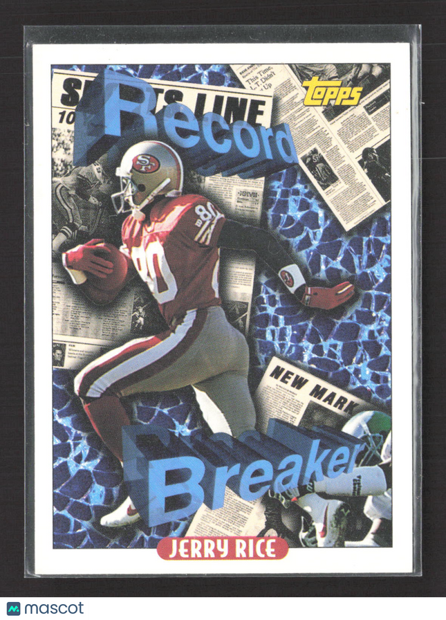 1993 Topps Record Breaker Jerry Rice #2