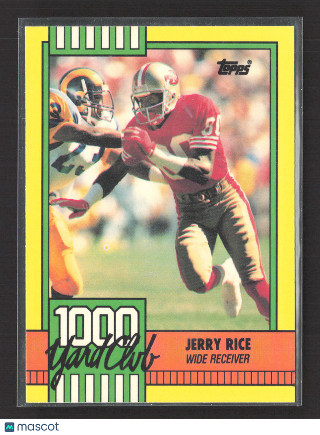 1990 Topps 1000 Yard Club Jerry Rice #1