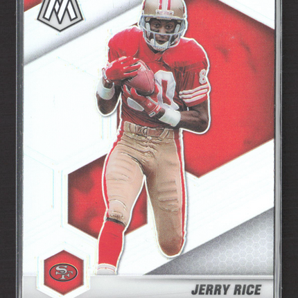 2021 Panini Prizm Mosaic Jerry Rice #175 Silver