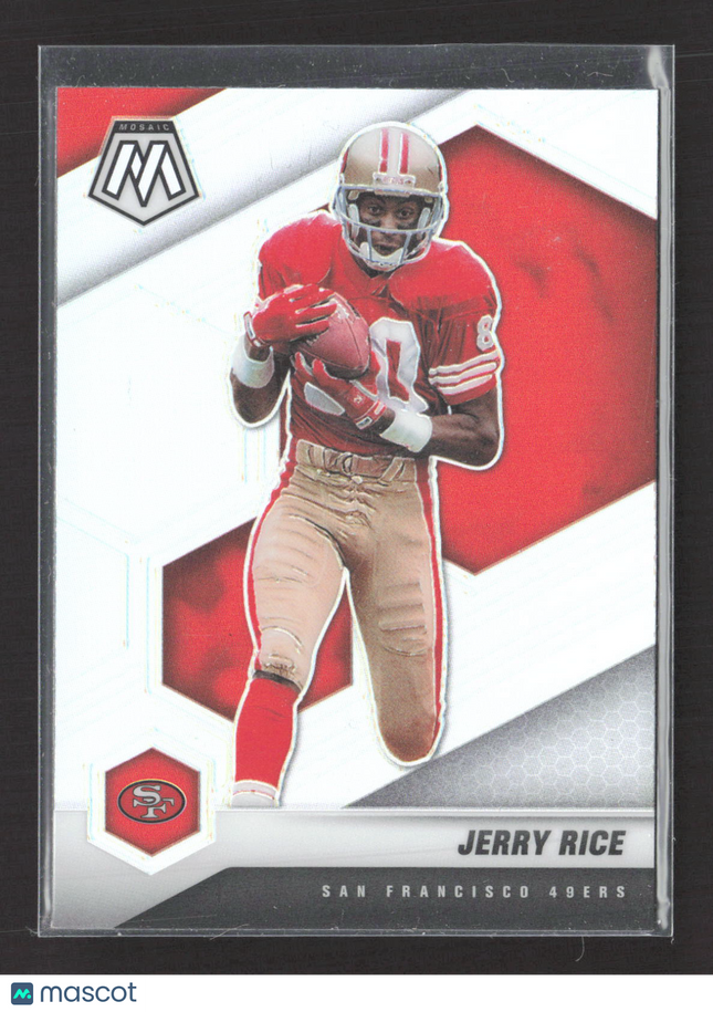 2021 Panini Prizm Mosaic Jerry Rice #175 Silver