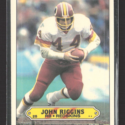 1983 Topps John Riggins #25