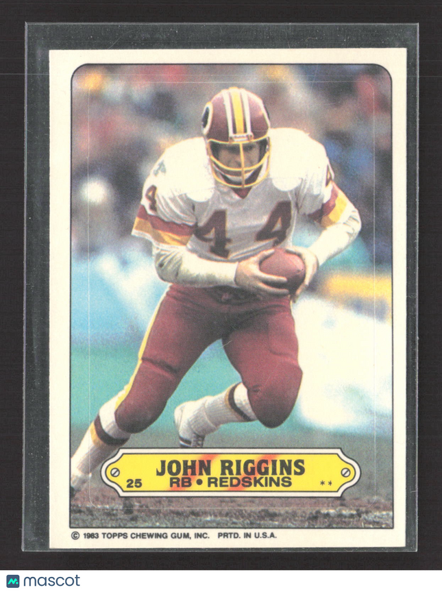 1983 Topps John Riggins #25