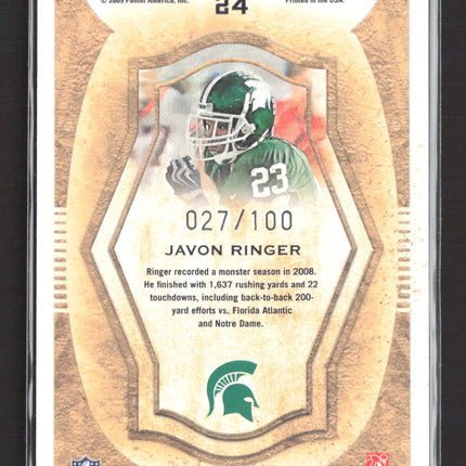 2009 Donruss Threads Gridiron Kings Javon Ringer #24 027/100
