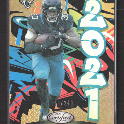 2021 Panini Certified Graffiti James Robinson #2021-9 119/249