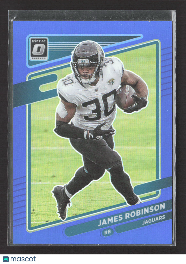 2021 Panini Donruss Optic Football James Robinson #117 Blue 091/179