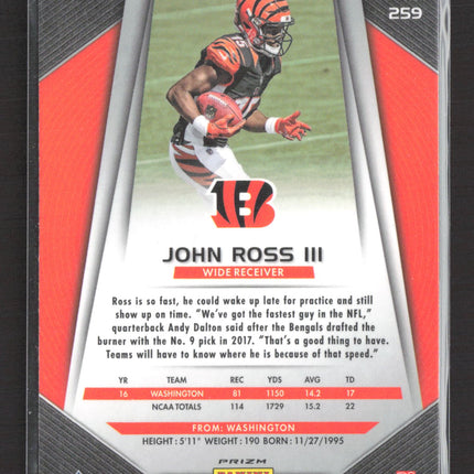 2017 Panini Prizm John Ross III #259 Pink RC