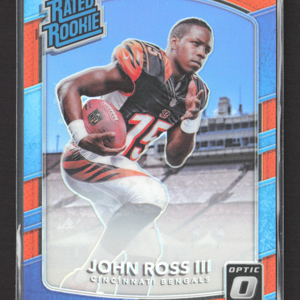 2017 Panini Donruss Optic Prizm John Ross III #194 Orange 029/199