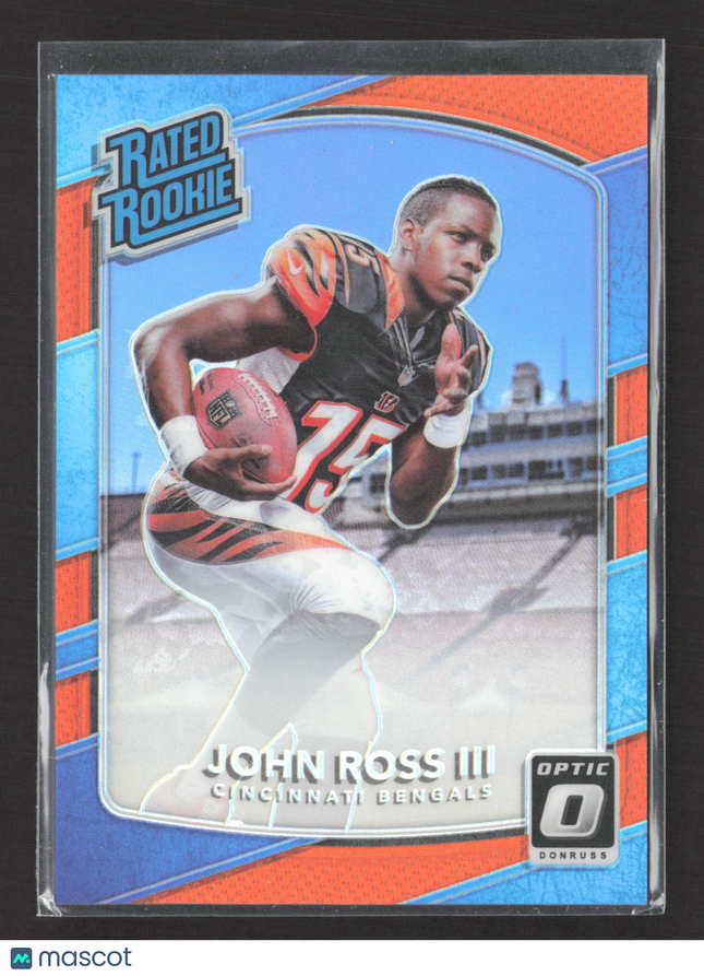 2017 Panini Donruss Optic Prizm John Ross III #194 Orange 029/199