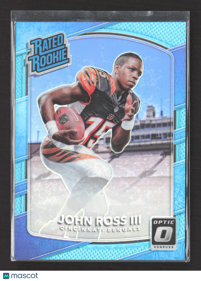 2017 Panini Donruss Optic John Ross III #194 Blue Prizm 052/299