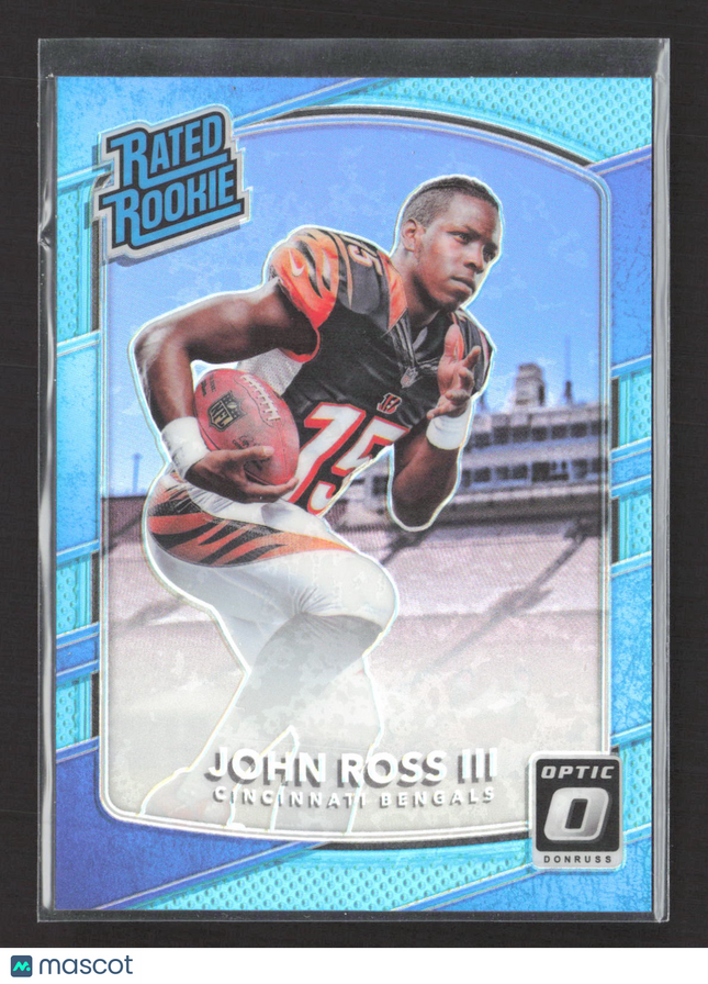 2017 Panini Donruss Optic Prizm John Ross III #194 Blue 082/299