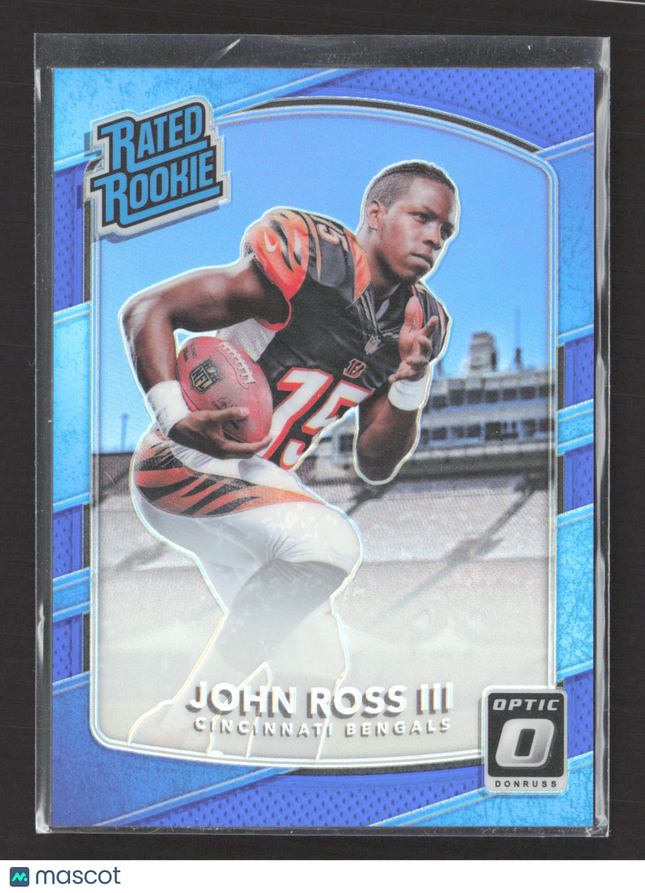 2017 Donruss Optic Prizm John Ross III #194 Blue 004/149