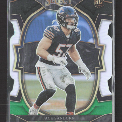 2023 Panini Select Prizm Jack Sanborn #62 Concourse RC