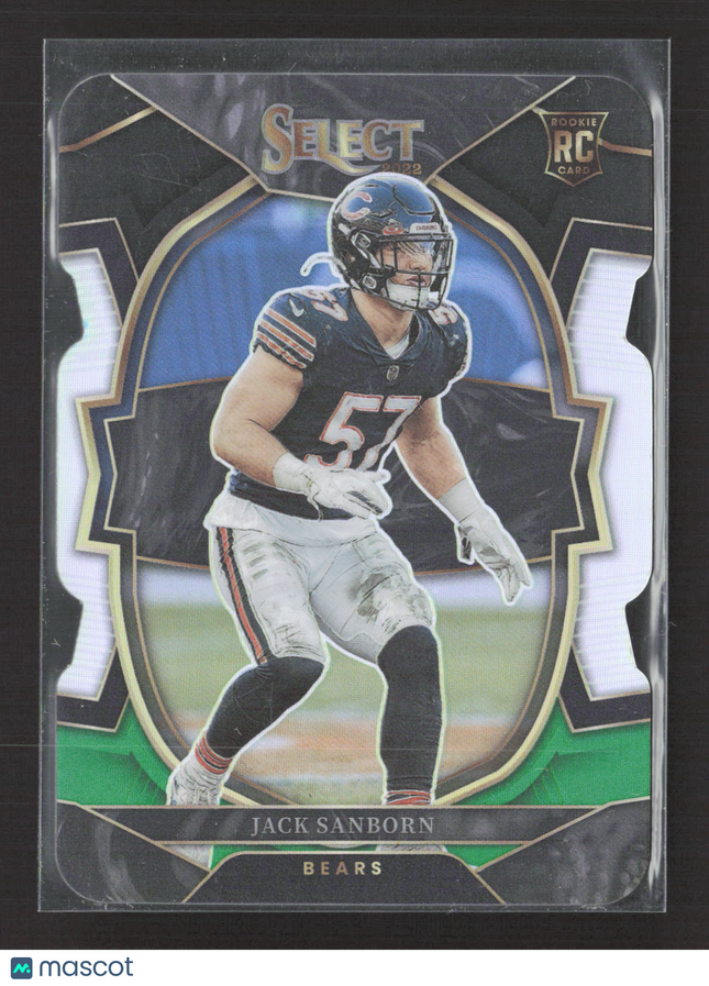 2023 Panini Select Prizm Jack Sanborn #62 Concourse RC
