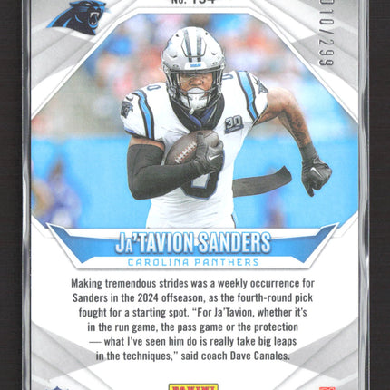 2025 Panini Phoenix Ja'Tavion Sanders #194 010/299 RC