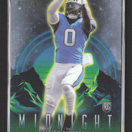 2024 Topps Midnight Ja'Tavion Sanders #15 RC 021/149