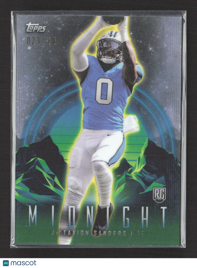 2024 Topps Midnight Ja'Tavion Sanders #15 RC 021/149