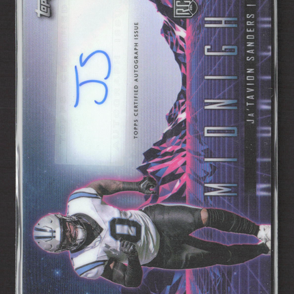 2024 Topps Midnight Ja'Tavion Sanders #RHS-JS RC Auto