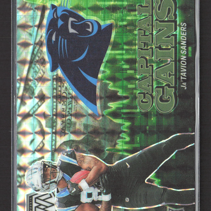 2024 Panini Mosaic Prizm Capital Gains Ja'Tavion Sanders #14 RC
